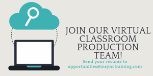 11192018 Join Our Virtual Classroom Production Team blog twitter