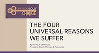4 Reasons We Suffer Coach Monique DeMonaco
