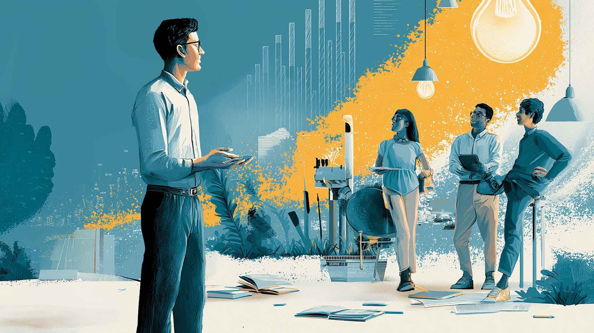 Facilitator Delivering a Class