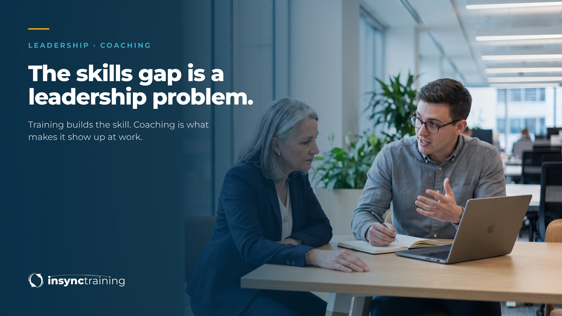 Coaching an employee in leadership 