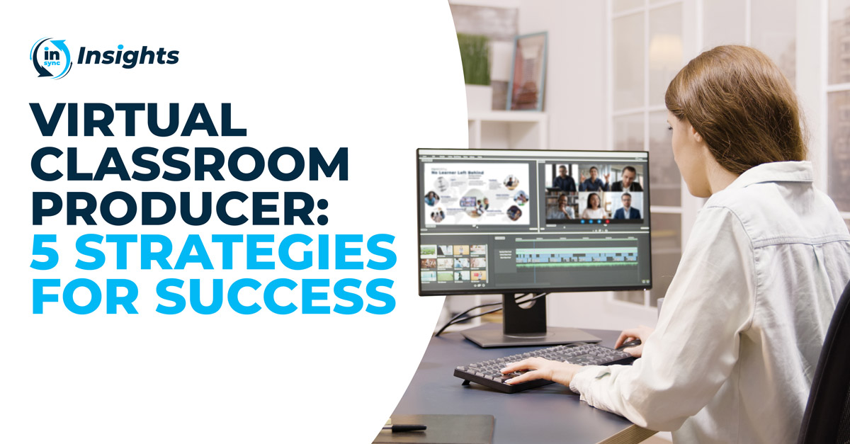 computer in virtual classroom with 5 producer strategies for success