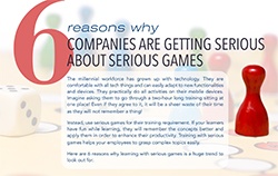 Infographic - 6 Reasons Why Companies Are Getting Serious About Serious Games