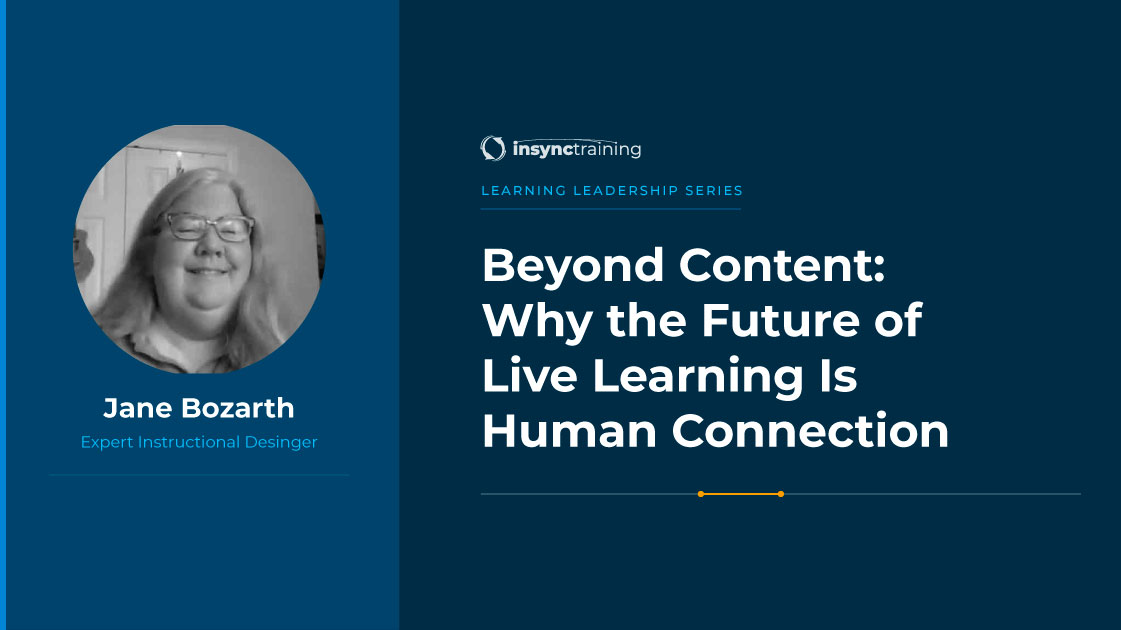 Beyond Content: Why the Future of Live Learning Is Human Connection