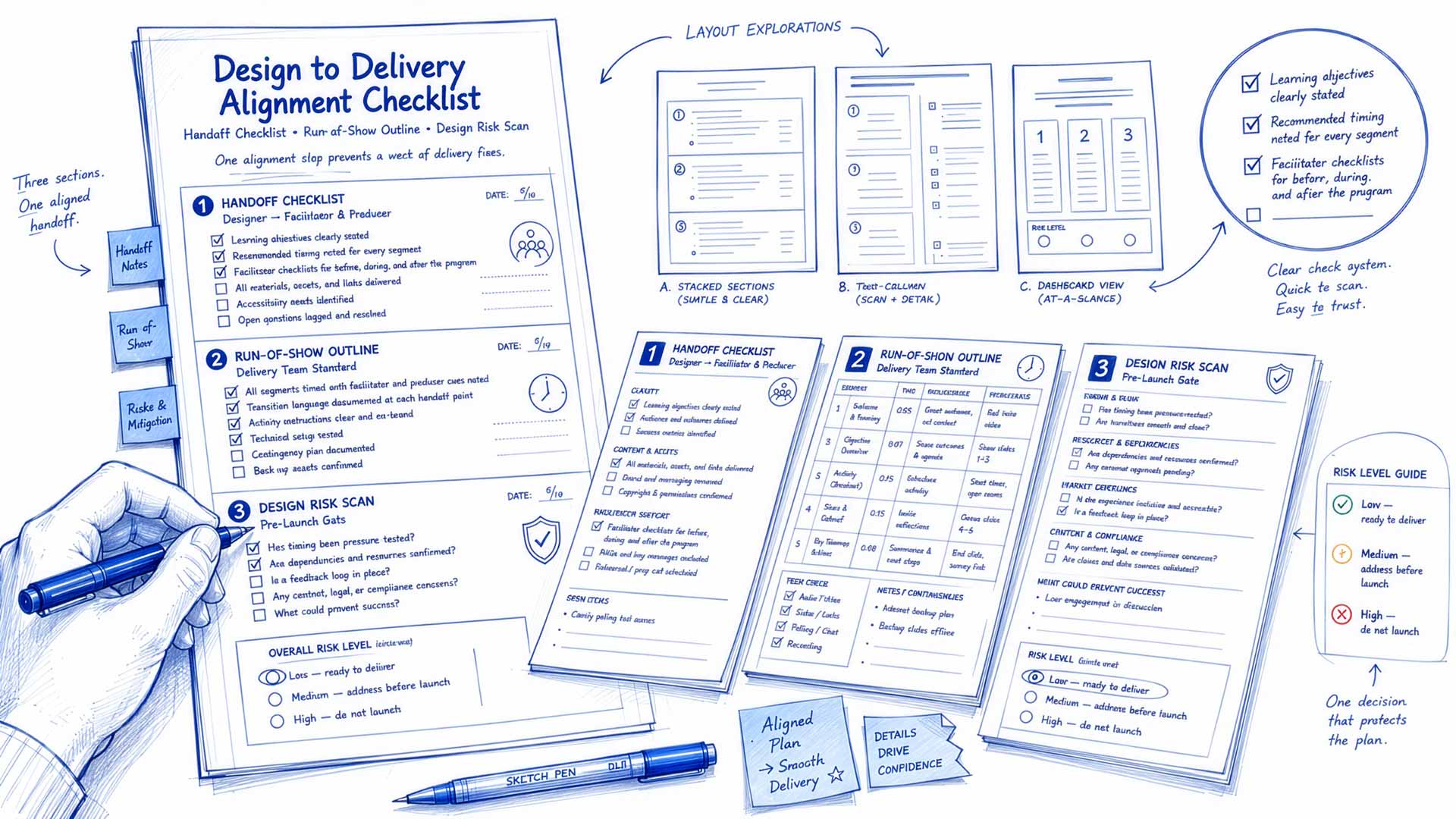 A Design-to-Delivery Alignment Checklist for Live Learning