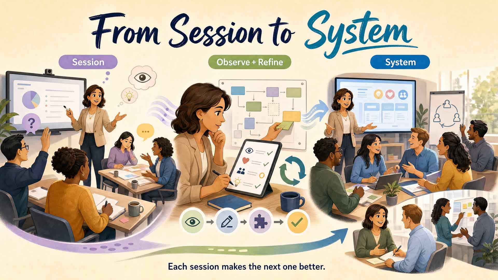 From Session to System: How Learning Results Get Built Over Time