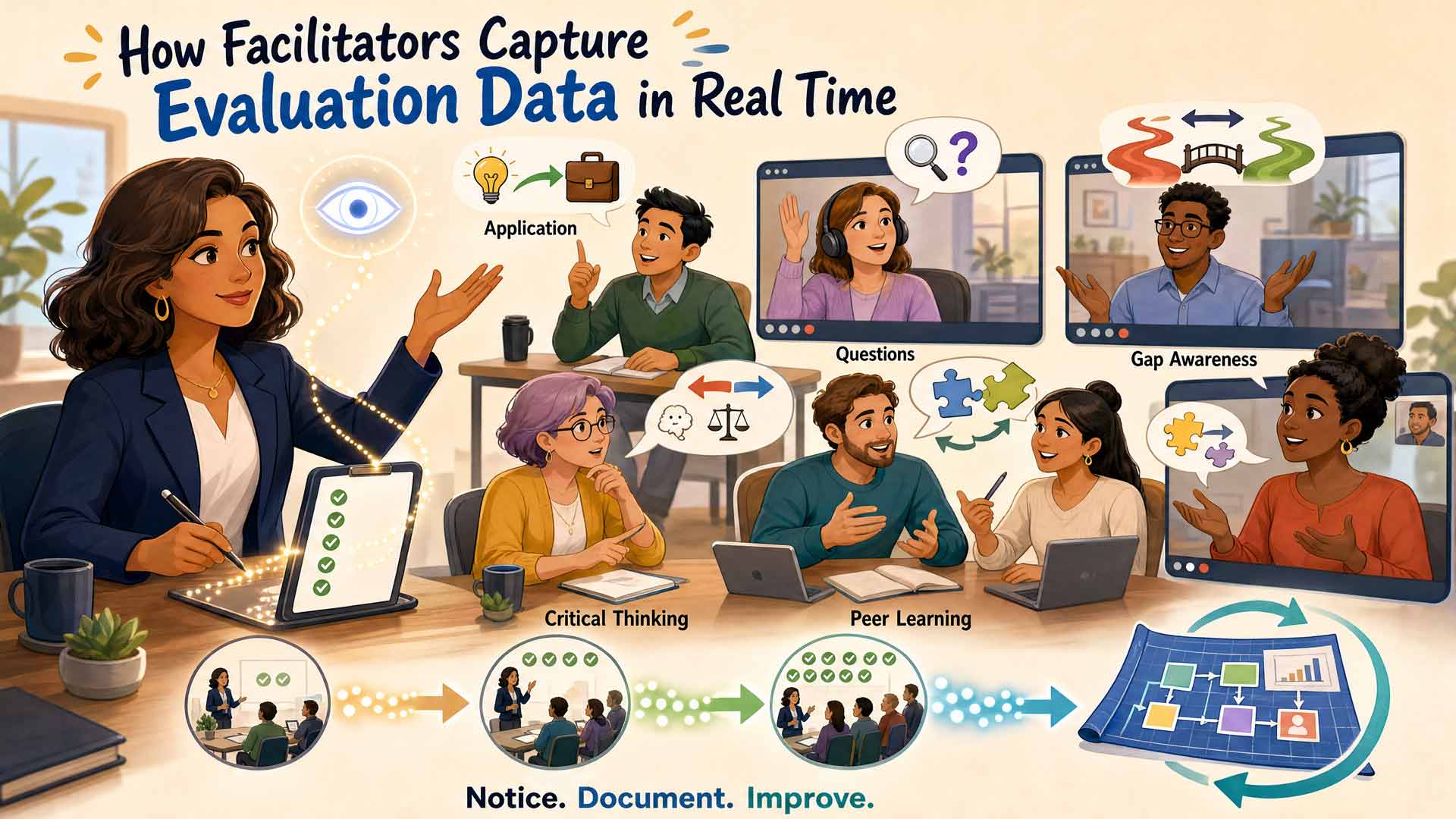 How Facilitators Capture Evaluation Data in Real Time