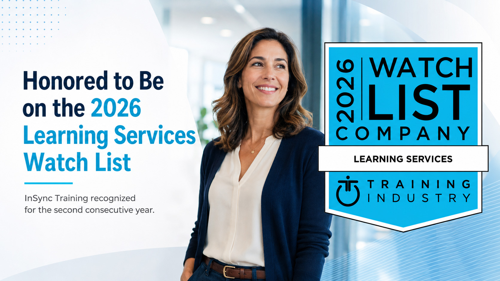 InSync Training Named to Training Industry Learning Services Watch List