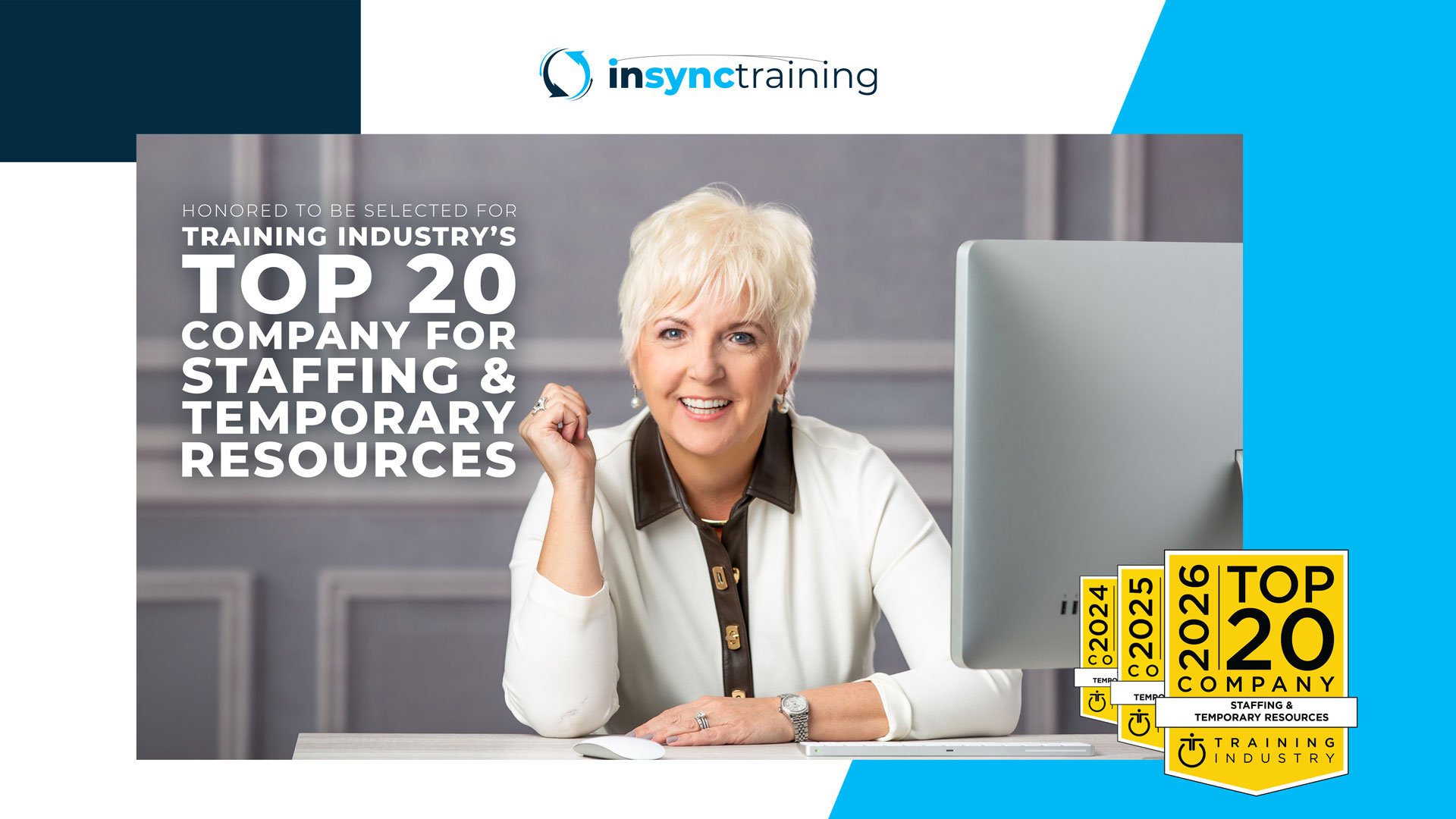 Three Years Running: InSync Named Top 20 Staffing Company Again
